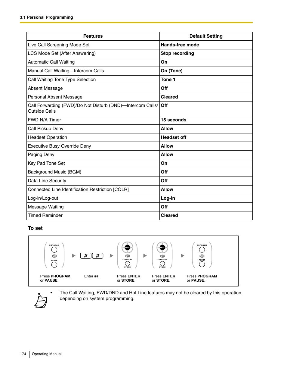 Panasonic KX-TDE100 User Manual | Page 174 / 214