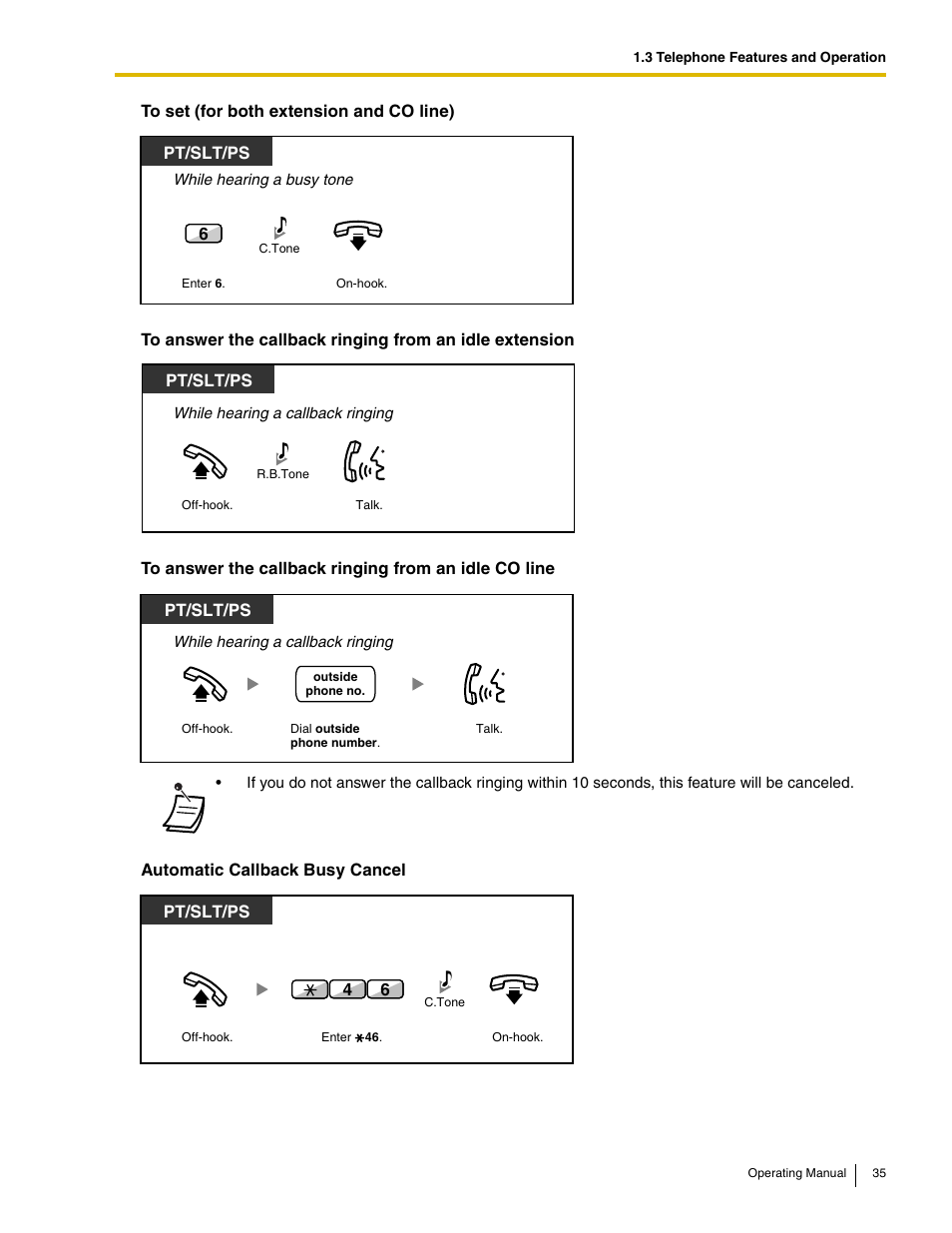 Panasonic KX-TDE100 User Manual | Page 35 / 214