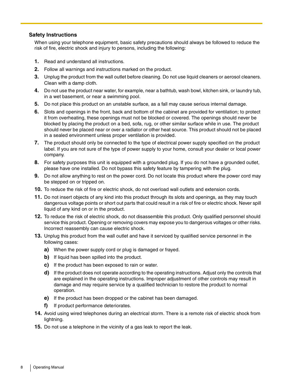 Panasonic KX-TDE100 User Manual | Page 8 / 214