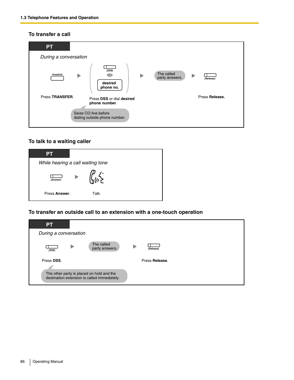 Panasonic KX-TDE100 User Manual | Page 86 / 214