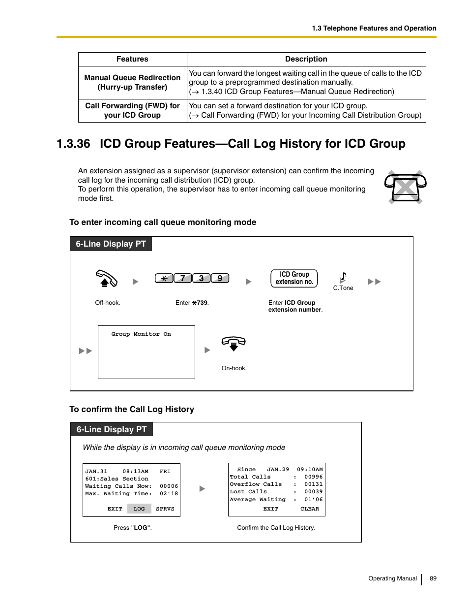 Panasonic KX-TDE100 User Manual | Page 89 / 214