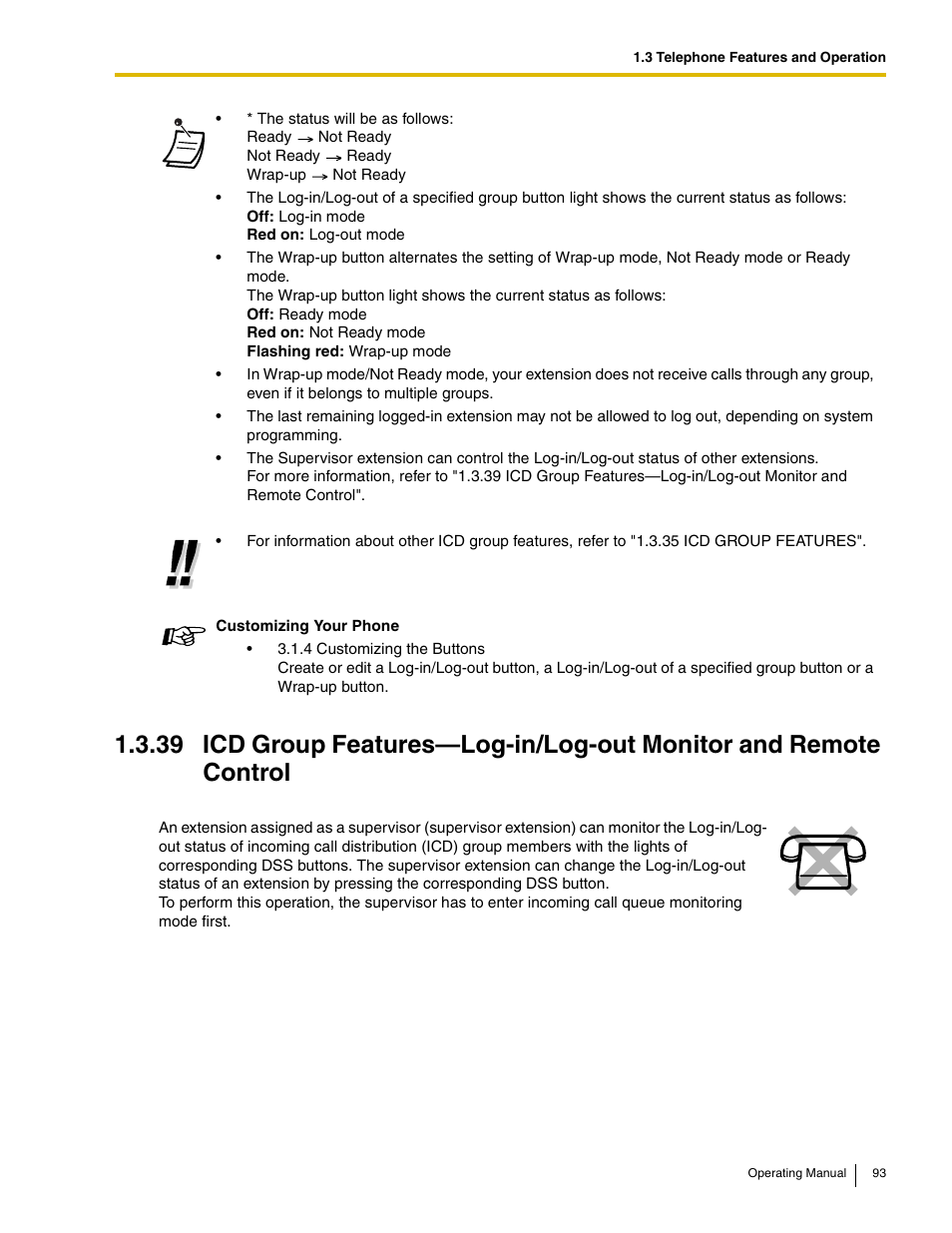 Panasonic KX-TDE100 User Manual | Page 93 / 214