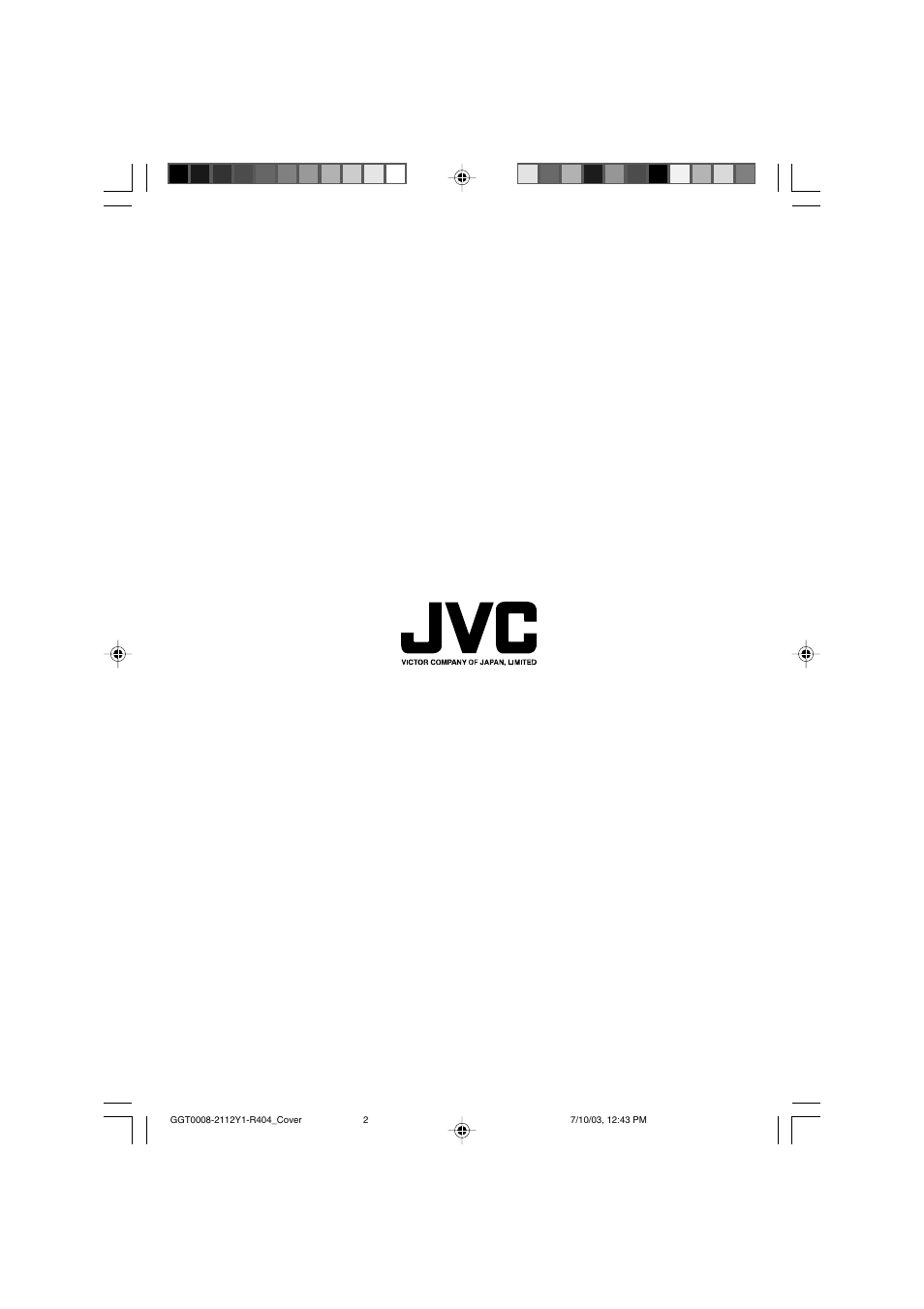 JVC AV-2111Y1 User Manual | Page 22 / 22