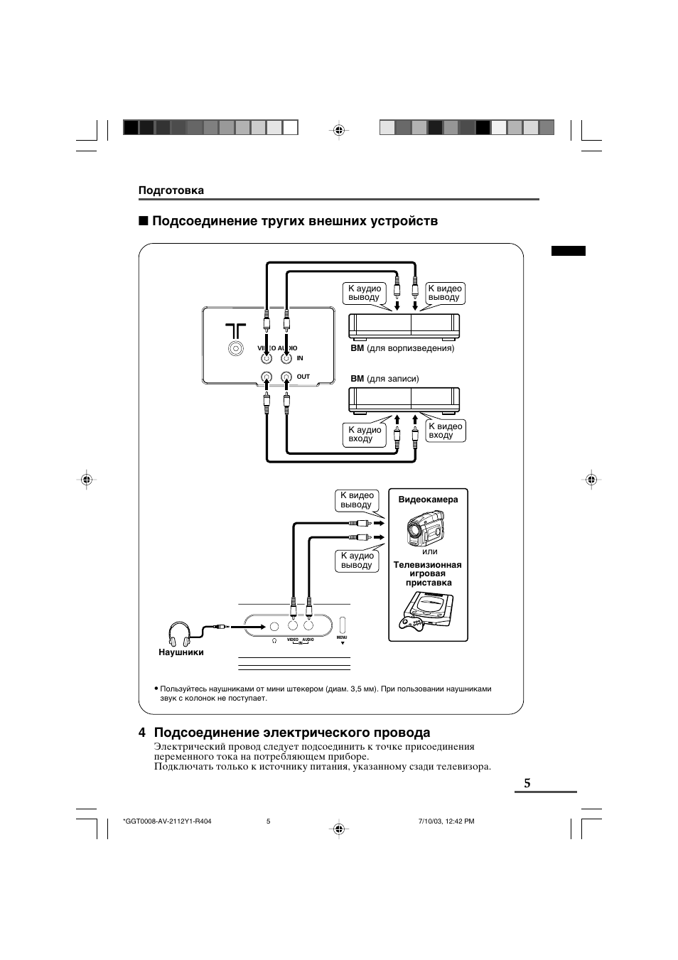 JVC AV-2111Y1 User Manual | Page 5 / 22