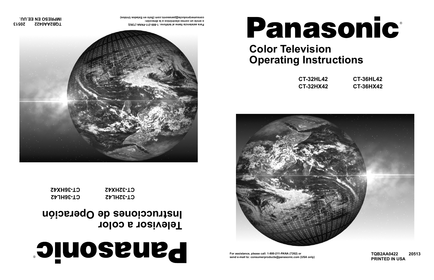 Panasonic CT 32HL42 User Manual | 112 pages