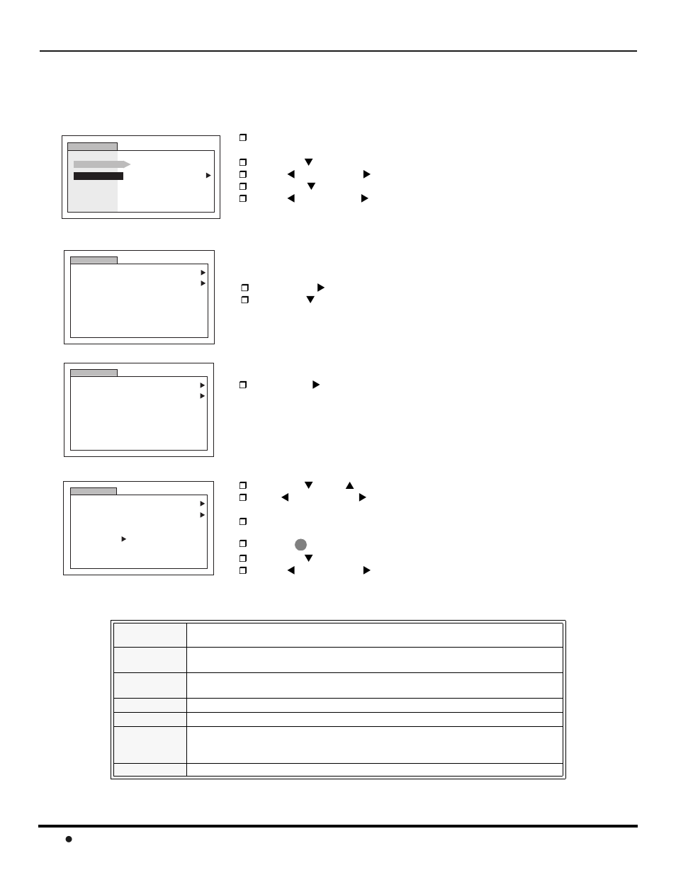 V-chip m, Rating systems for canada | Panasonic CT 32HL42 User Manual | Page 46 / 112