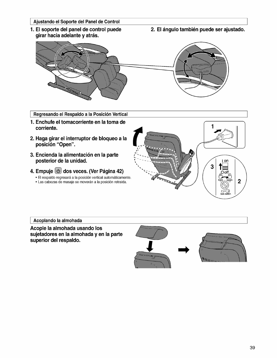 Panasonic EP3203 User Manual | Page 41 / 98