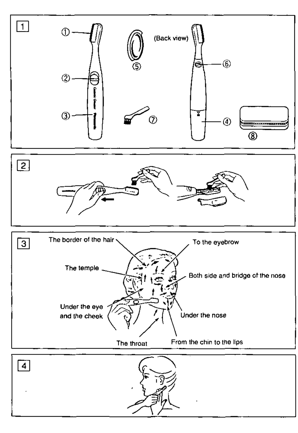 Panasonic ES119 User Manual | Page 2 / 8