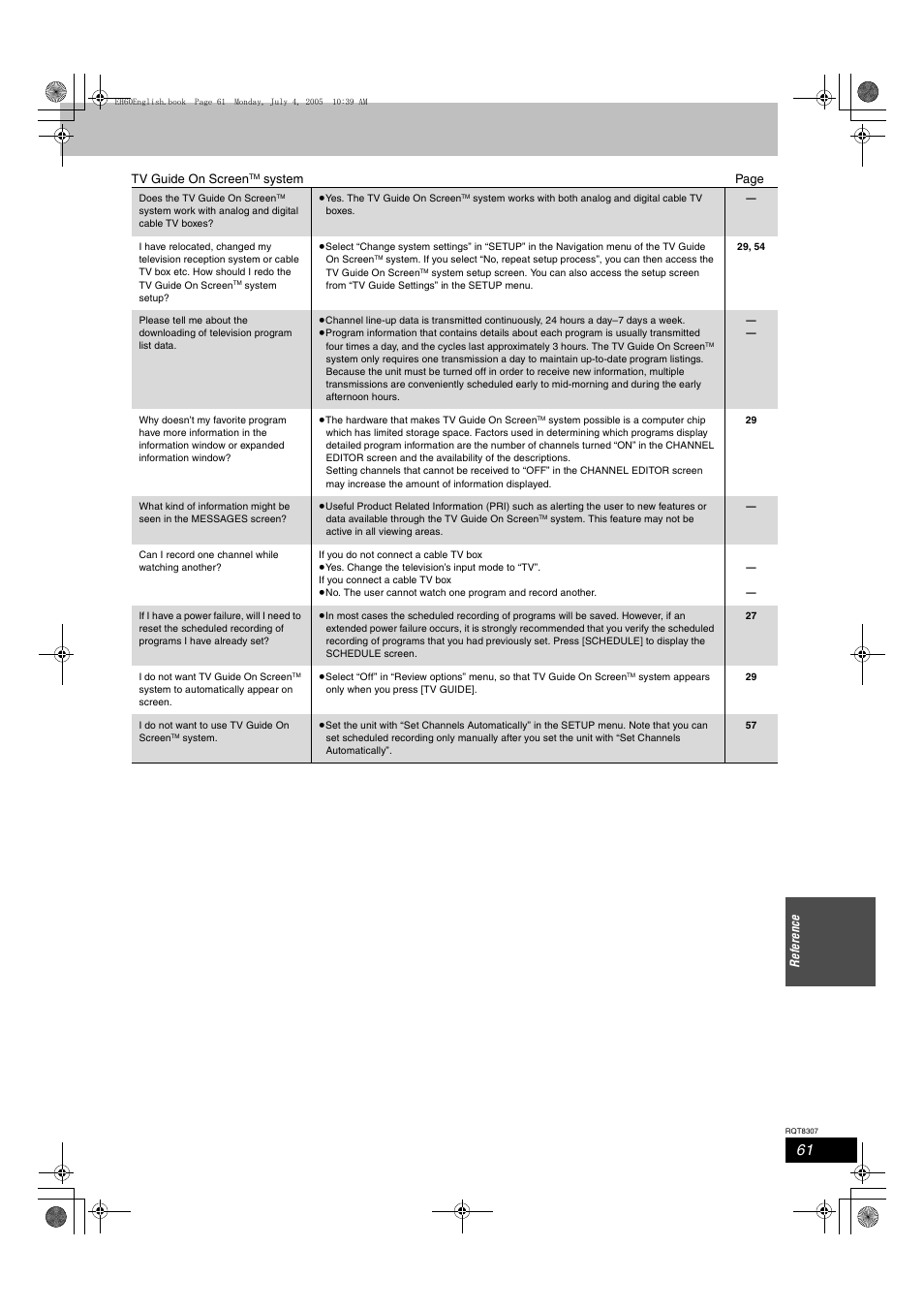 Panasonic DMR-EH60  EN User Manual | Page 61 / 72