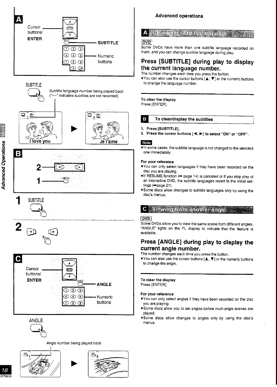 Cd c2) (t) cd cd cd cd cd (d | Panasonic DVD-RV40 User Manual | Page 18 / 44