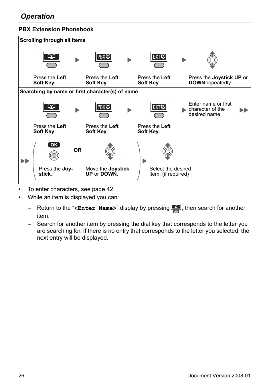 Operation | Panasonic KX-TD7695 User Manual | Page 26 / 68