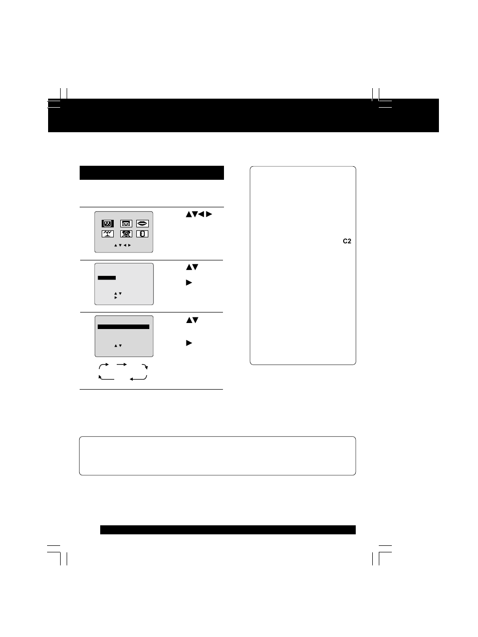 Closed caption system, Closed caption mode feature | Panasonic PV-C2033WA User Manual | Page 18 / 40