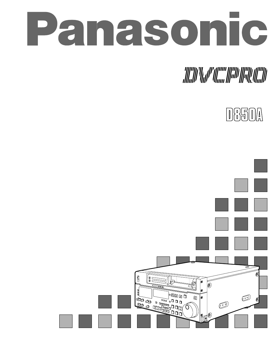 Panasonic AJ-D850A User Manual | 104 pages
