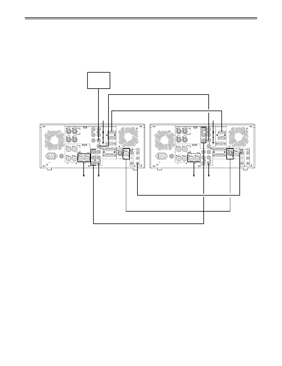 Connections when 2 units are used (deck to deck), Connections, Off on reference signal generator | Panasonic AJ-D850A User Manual | Page 20 / 104