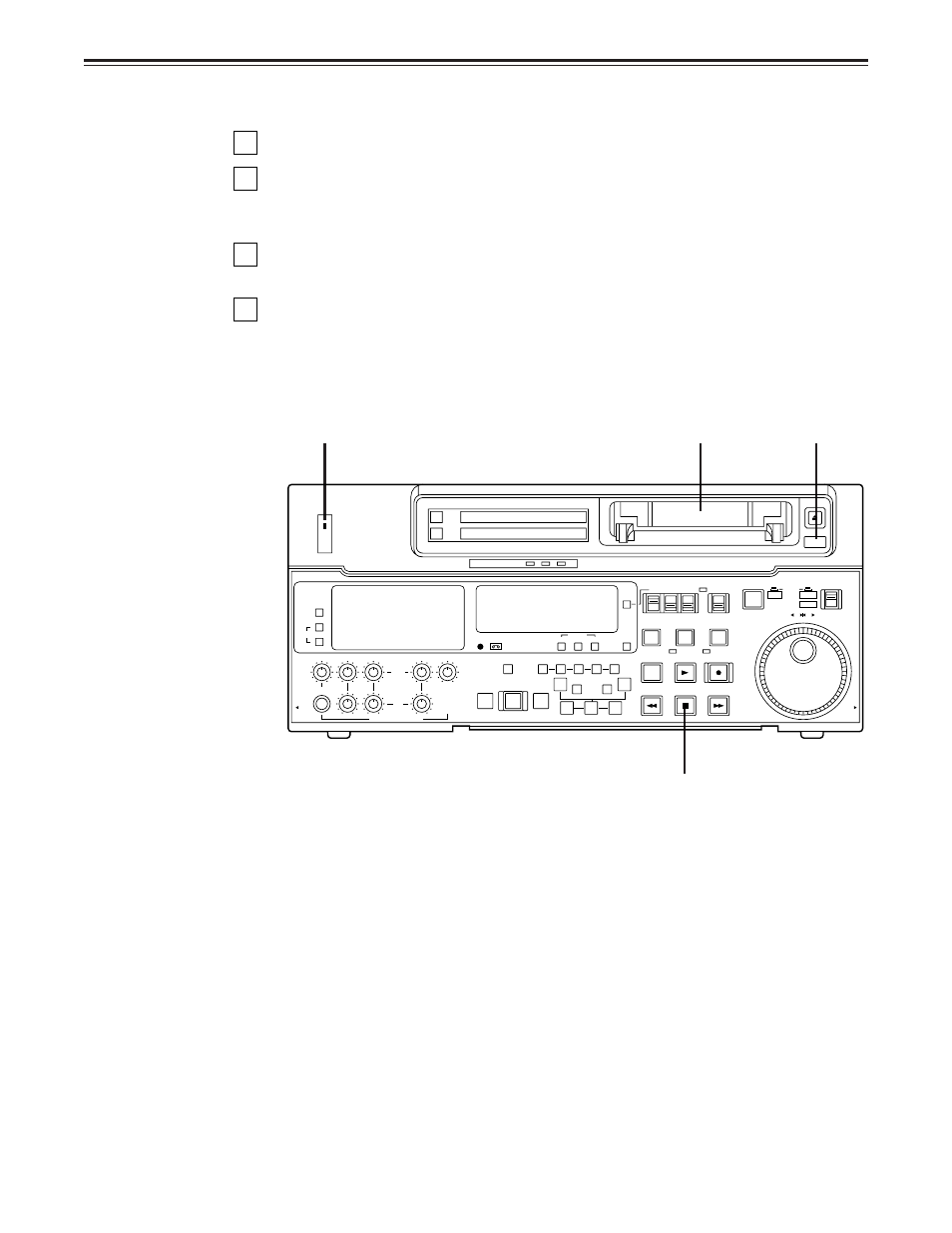 Switching on the power/inserting the cassette, Turn on the power | Panasonic AJ-D850A User Manual | Page 24 / 104