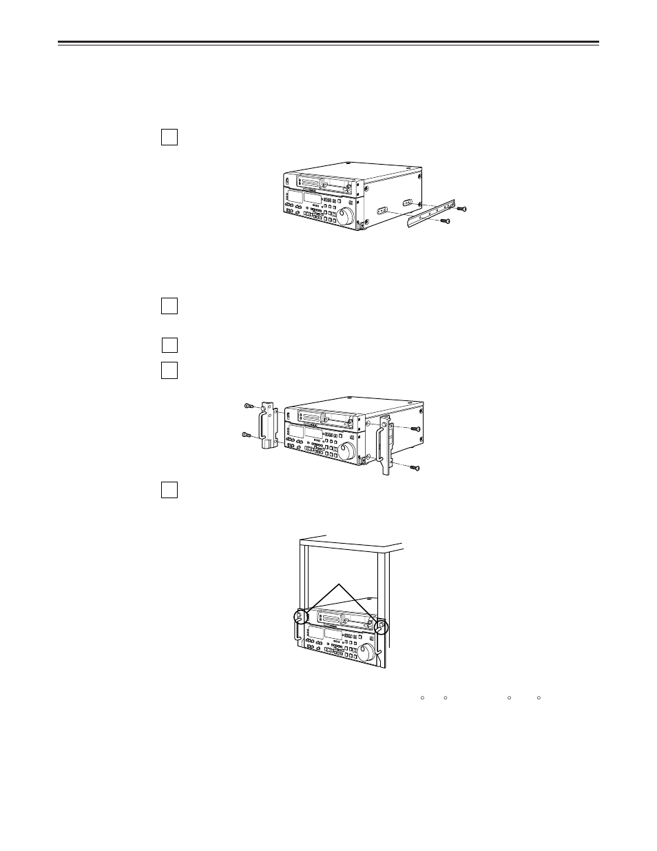 Rack mounting | Panasonic AJ-D850A User Manual | Page 86 / 104