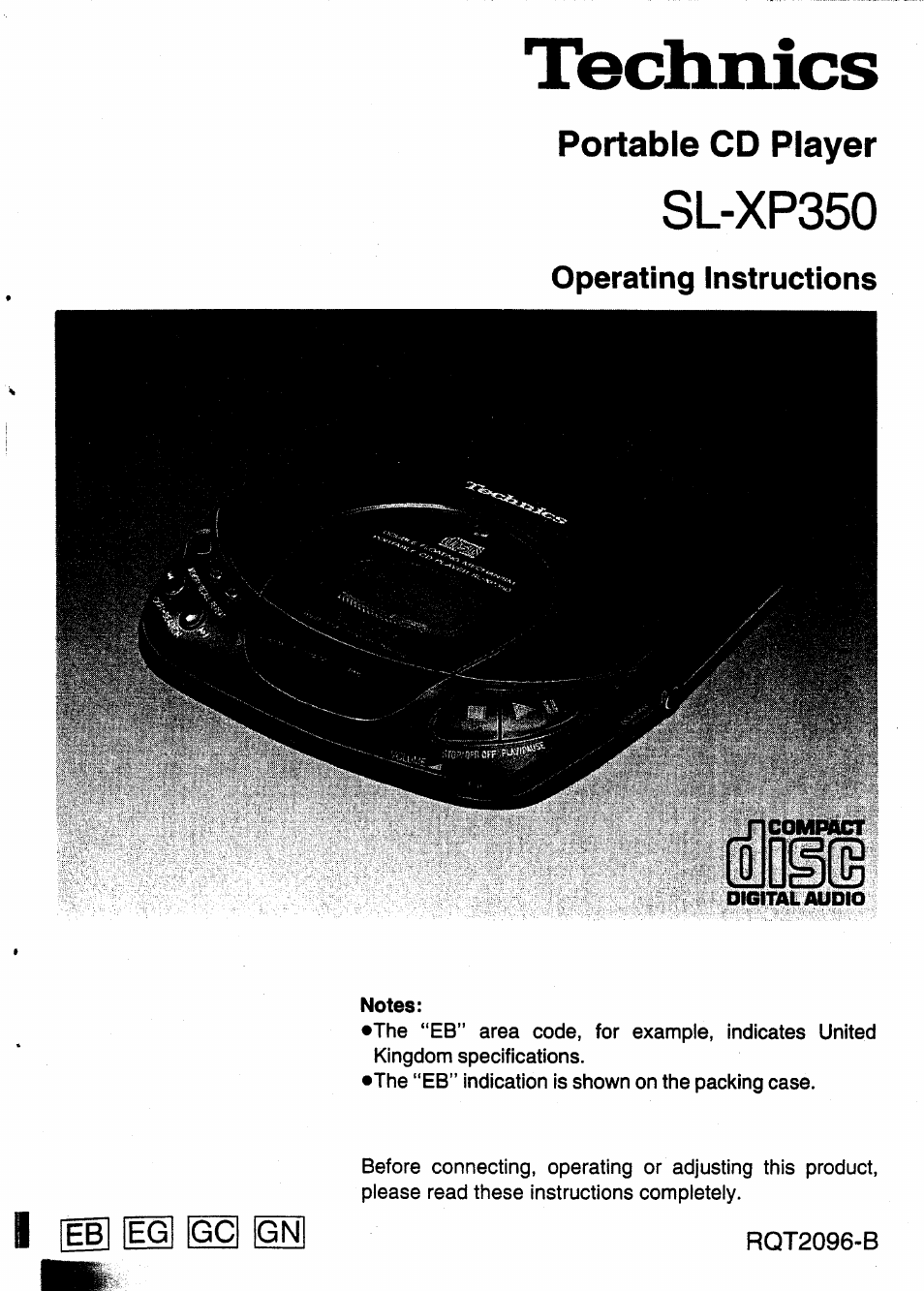 Panasonic SL-XP350 User Manual | 28 pages