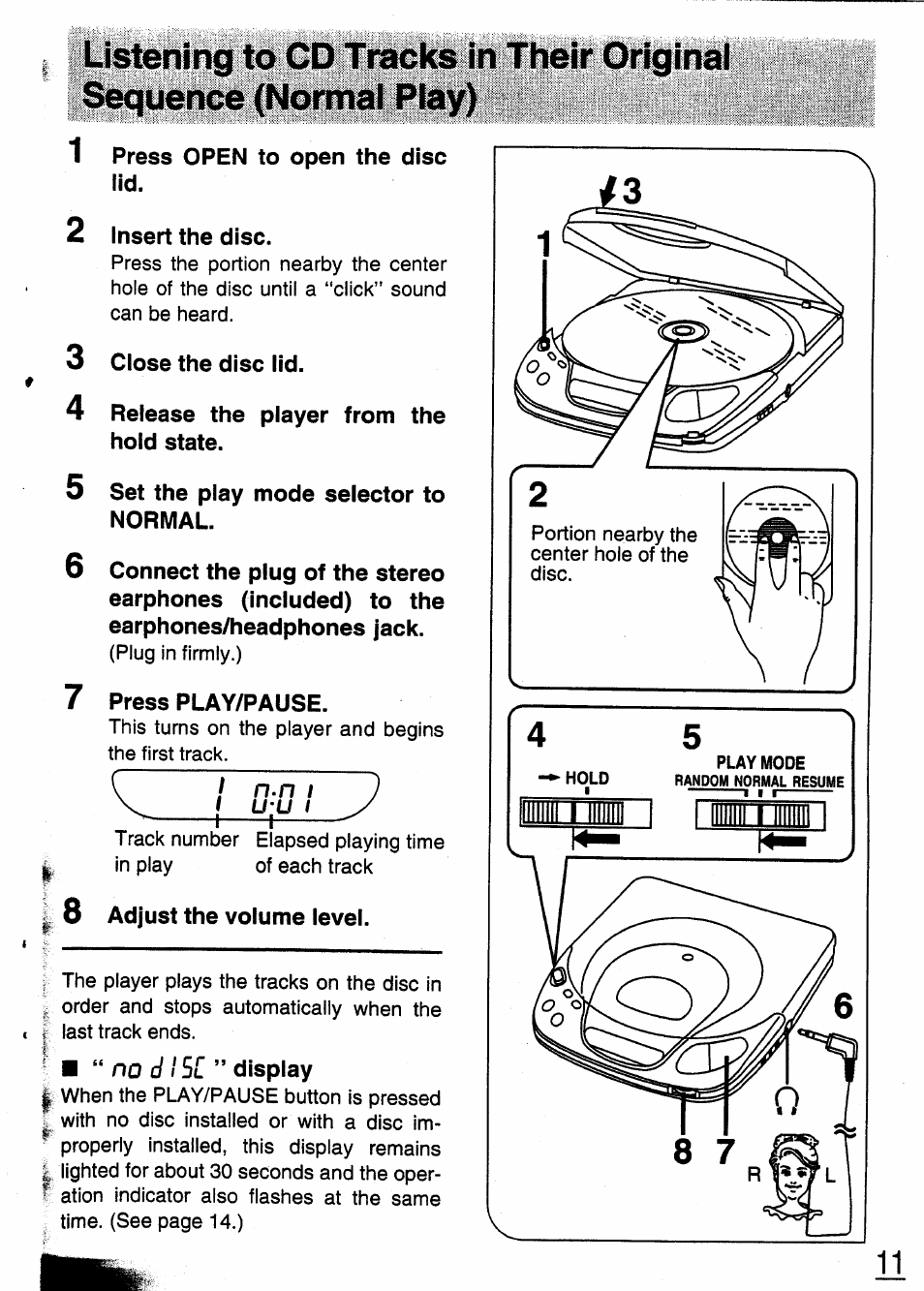 Panasonic SL-XP350 User Manual | Page 11 / 28