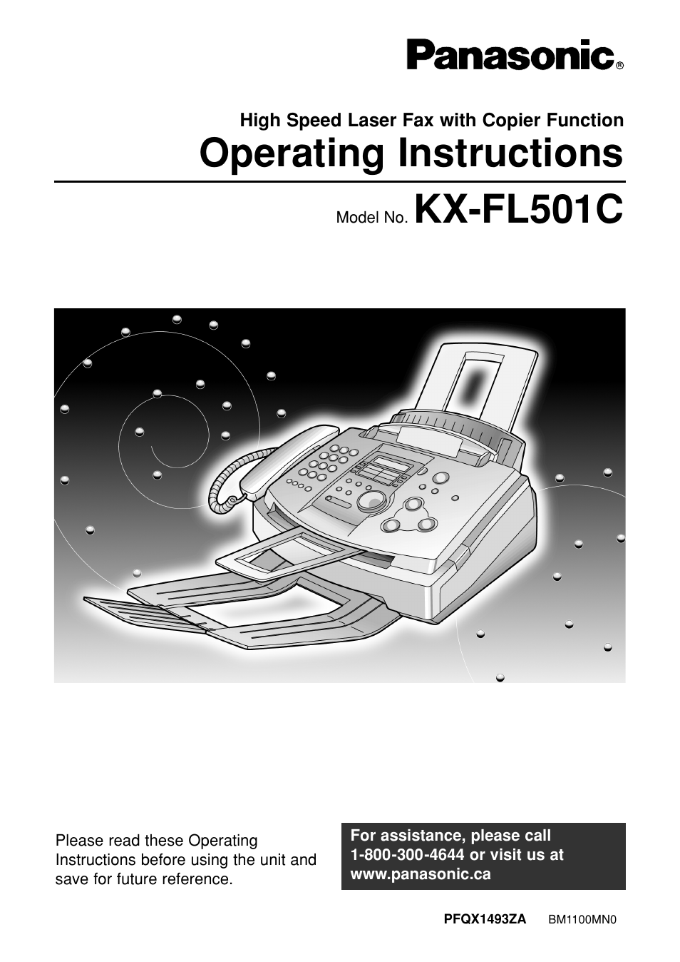 Panasonic KX-FL501C User Manual | 82 pages