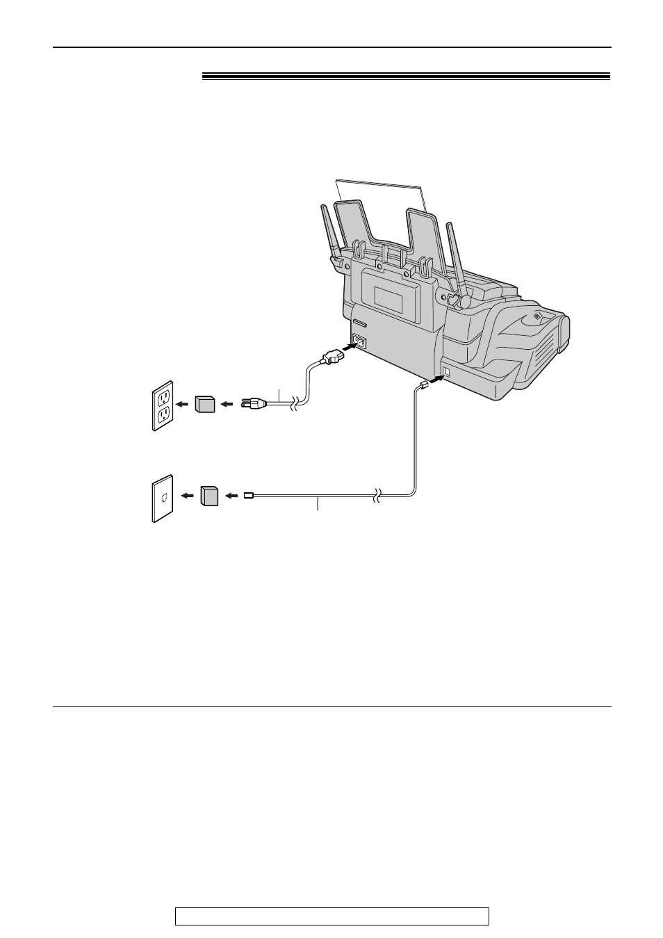 Setup (base unit), Connections | Panasonic KX-FPG176 User Manual | Page 14 / 100