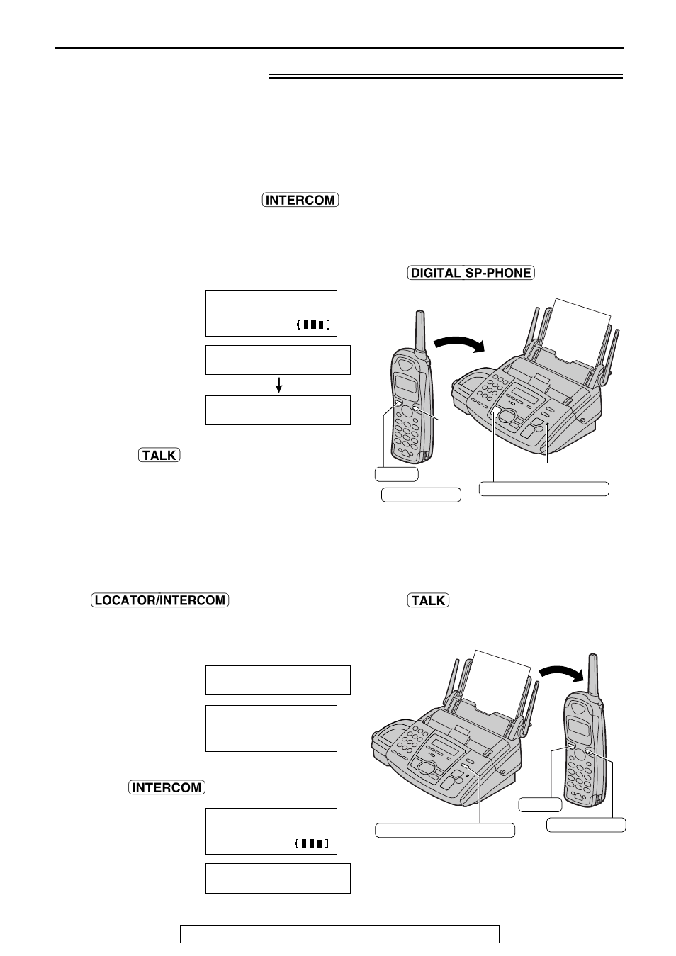 Making and answering calls, Transferring a call ) | Panasonic KX-FPG176 User Manual | Page 25 / 100