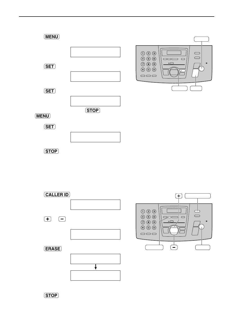 Caller id, Erasing all caller information using the base unit | Panasonic KX-FPG176 User Manual | Page 35 / 100