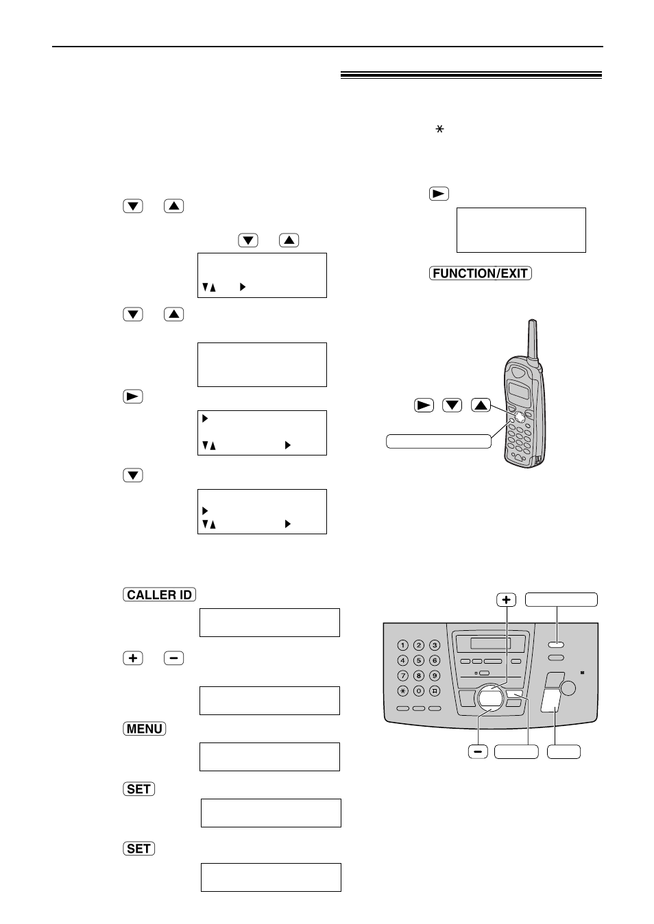 Caller id, Storing caller information, Into the base unit | Into the handset | Panasonic KX-FPG176 User Manual | Page 36 / 100