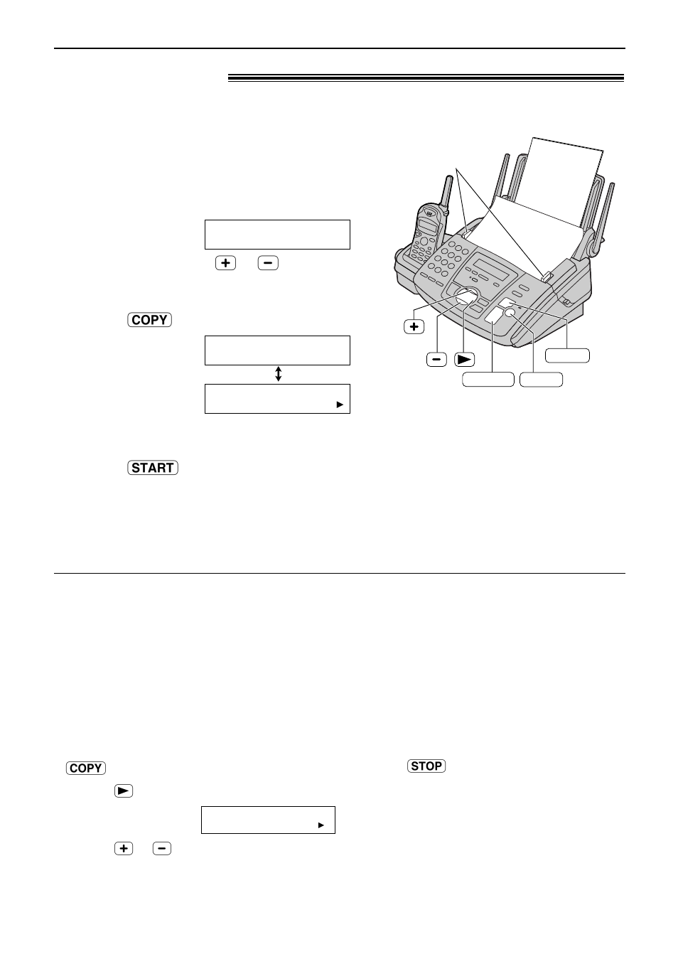 Copy, Copying, Making a copy | Panasonic KX-FPG176 User Manual | Page 52 / 100