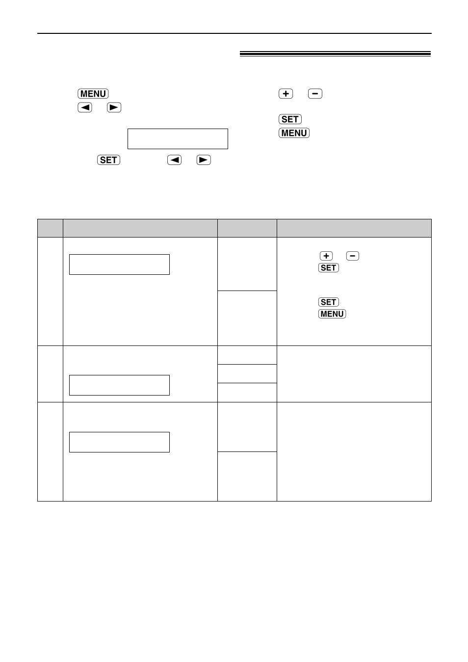 Features summary, Advanced features, Cont.) | How to set menu options, Programming table (cont.) | Panasonic KX-FPG176 User Manual | Page 74 / 100