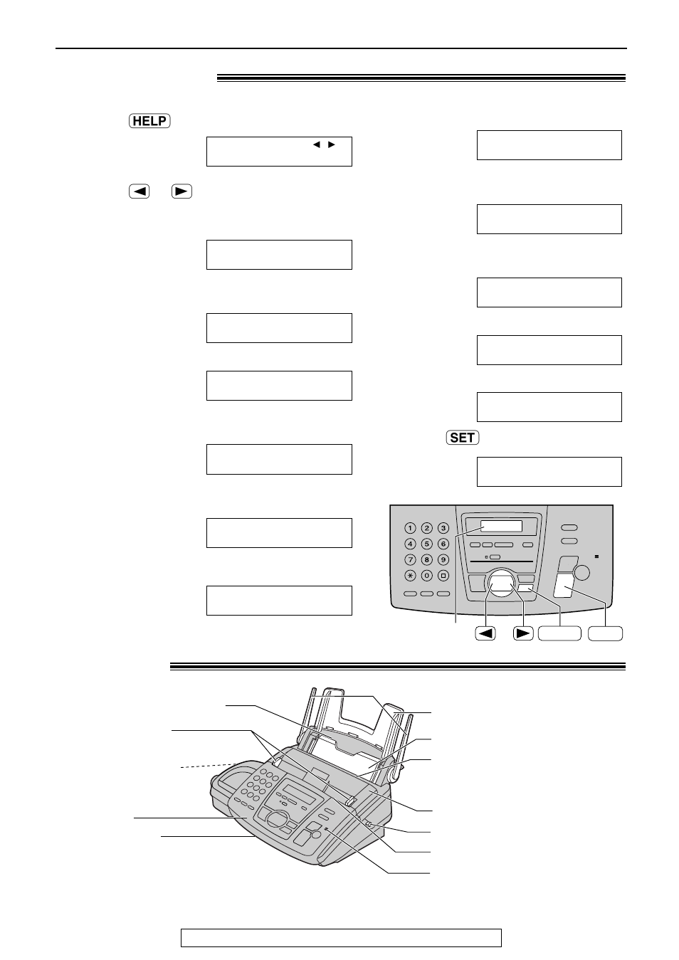 Help button, Help button / finding the controls (base unit), Help function | Overview | Panasonic KX-FPG176 User Manual | Page 9 / 100