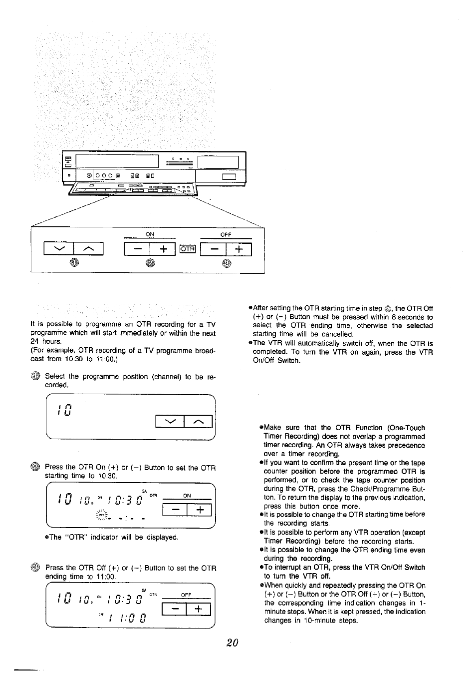 Panasonic NV-H65 Series User Manual | Page 20 / 32