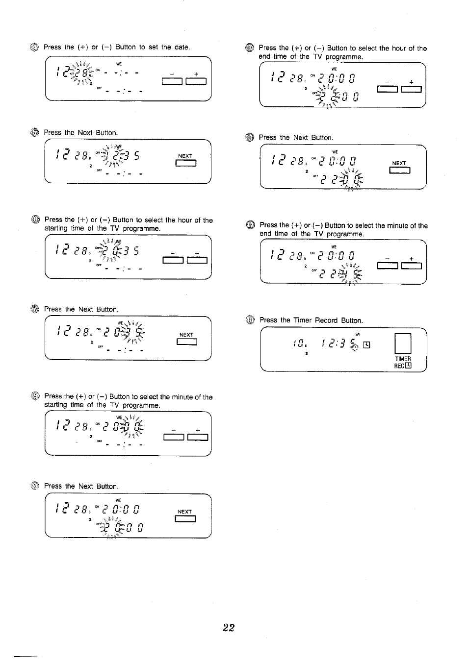 Panasonic NV-H65 Series User Manual | Page 22 / 32