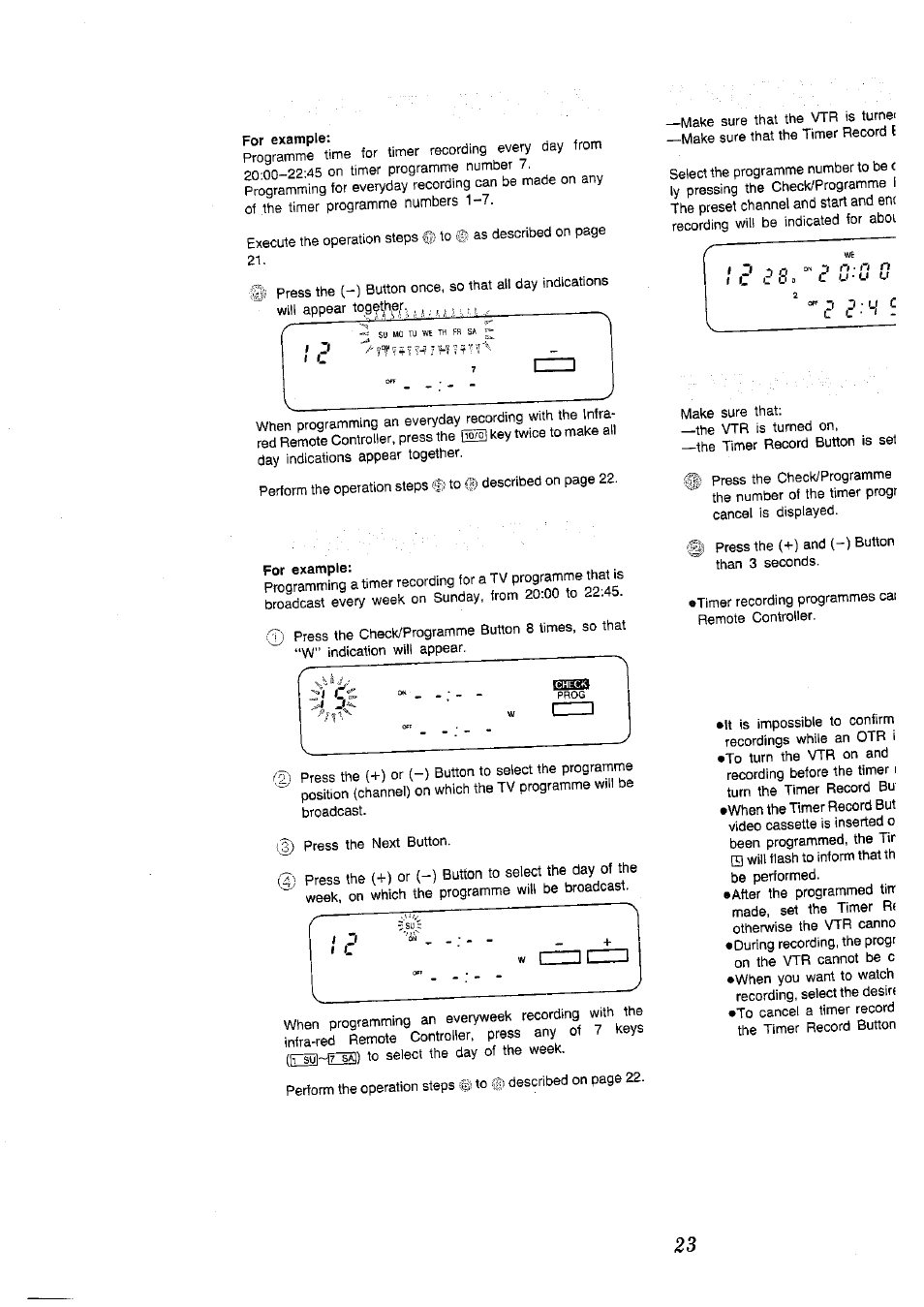 For example | Panasonic NV-H65 Series User Manual | Page 23 / 32