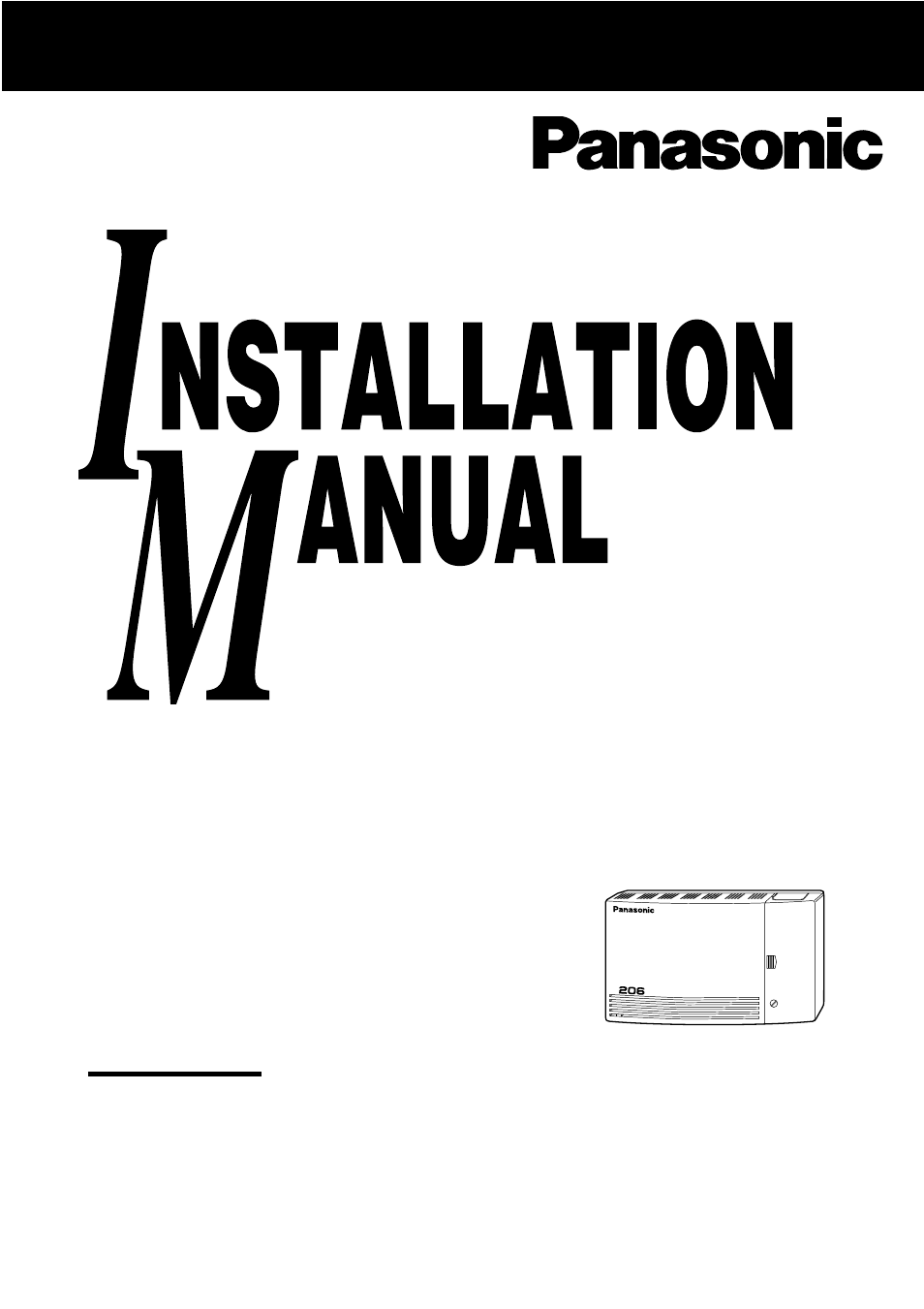 Panasonic KX-T206E User Manual | 40 pages