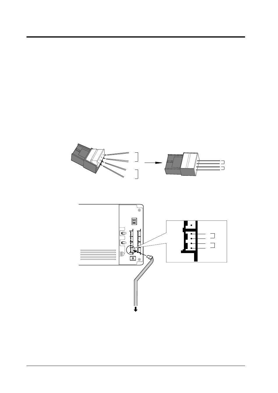 Co line connection, Wire specification, Wire | Diameter of conductor, Diameter with coating, Connection, The wire specifications are as follows, Solid wire, Co 2 co 1 | Panasonic KX-T206E User Manual | Page 12 / 40