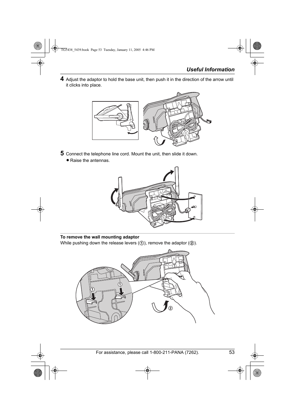 Panasonic KX-TG5438 User Manual | Page 53 / 72