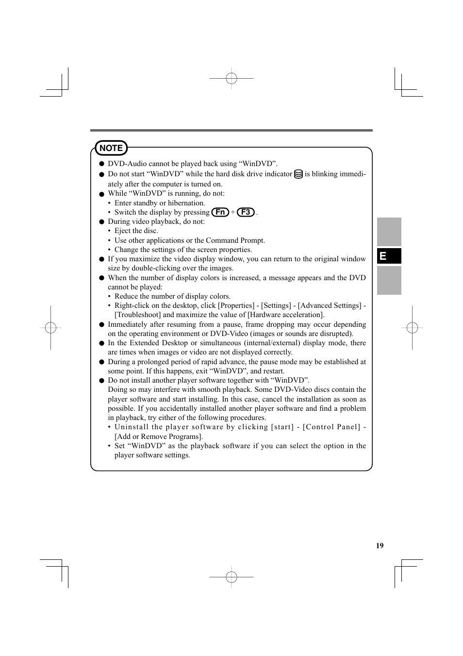 Panasonic CF-VDR301U User Manual | Page 19 / 80