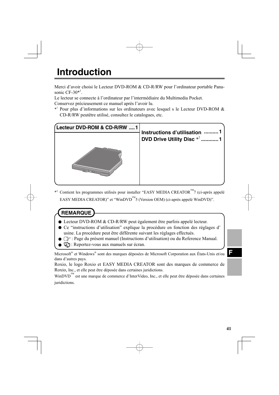 Introduction | Panasonic CF-VDR301U User Manual | Page 41 / 80