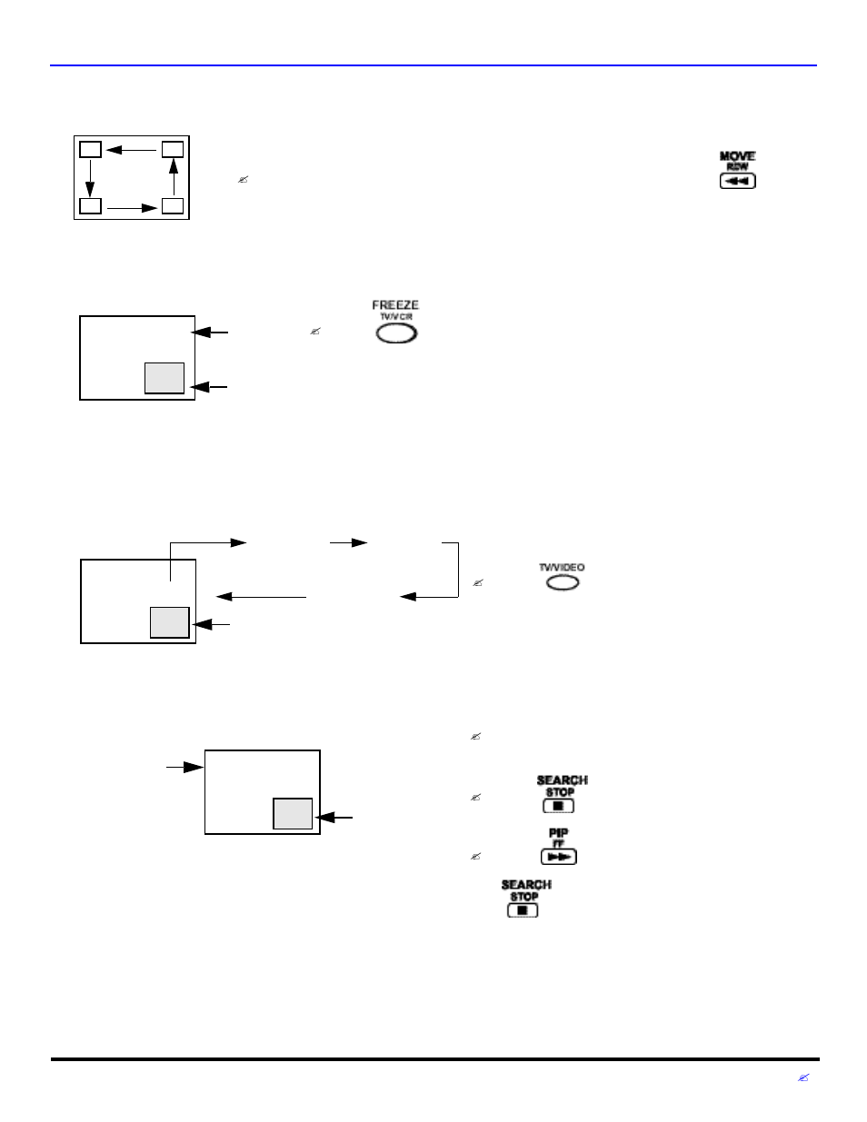 Pip f, Pip function buttons (contd.) | Panasonic CT 27D32 User Manual | Page 13 / 80