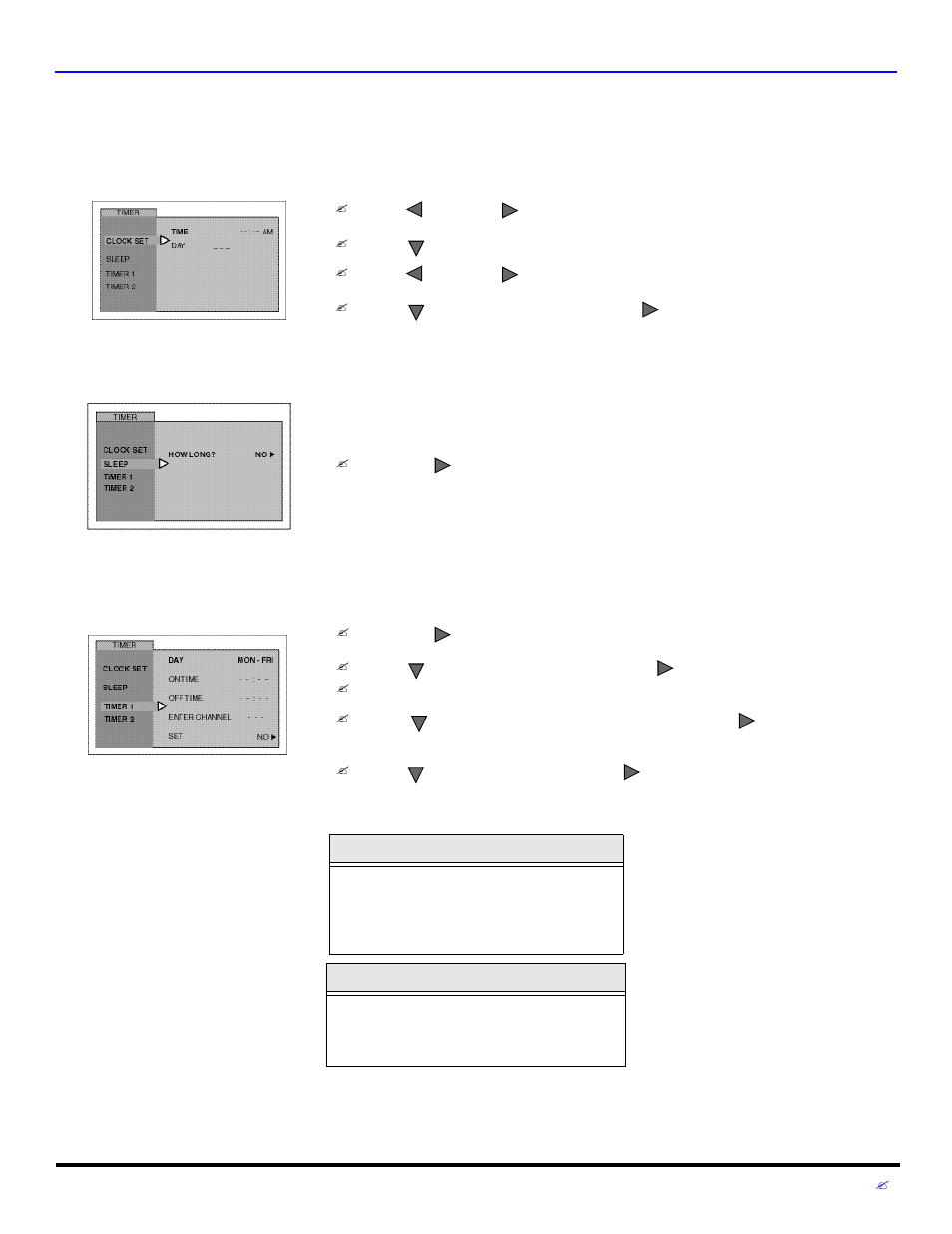 Timer | Panasonic CT 27D32 User Manual | Page 25 / 80