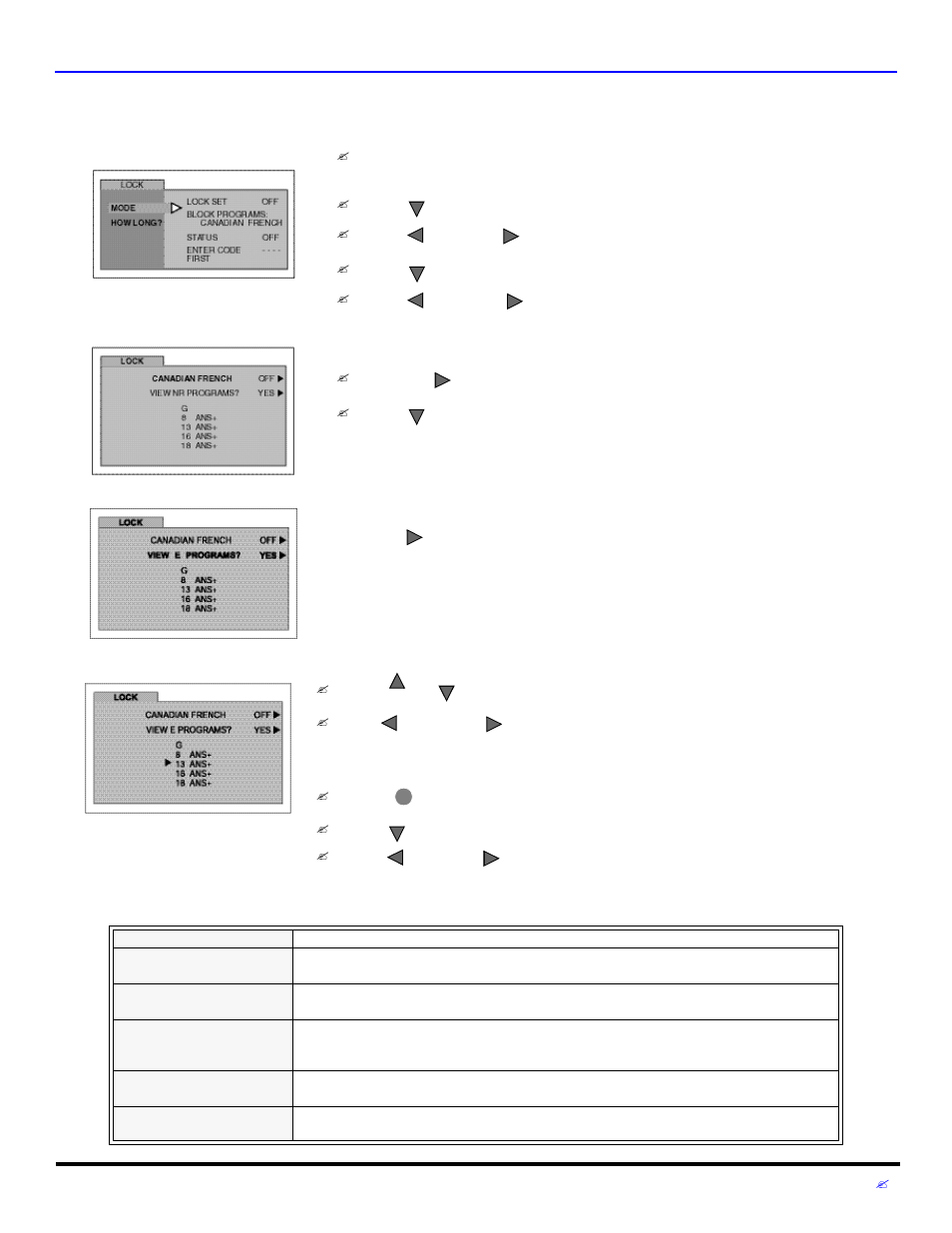 V-chip m | Panasonic CT 27D32 User Manual | Page 33 / 80