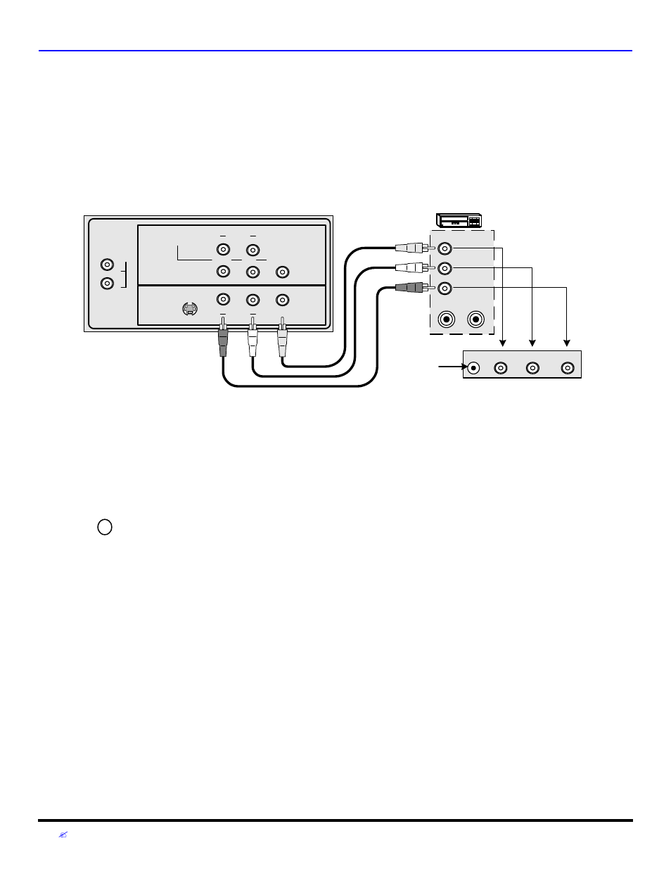 Conexiones de equipo opcional, Conexion de la videocasetera, Panel de control frontal | Conexión de la videocasetera | Panasonic CT 27D32 User Manual | Page 48 / 80