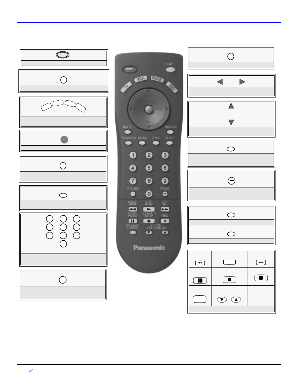 Operacion del control remoto, Operación del control remoto, Instalación de pilas en el control remoto | Panasonic CT 27D32 User Manual | Page 54 / 80