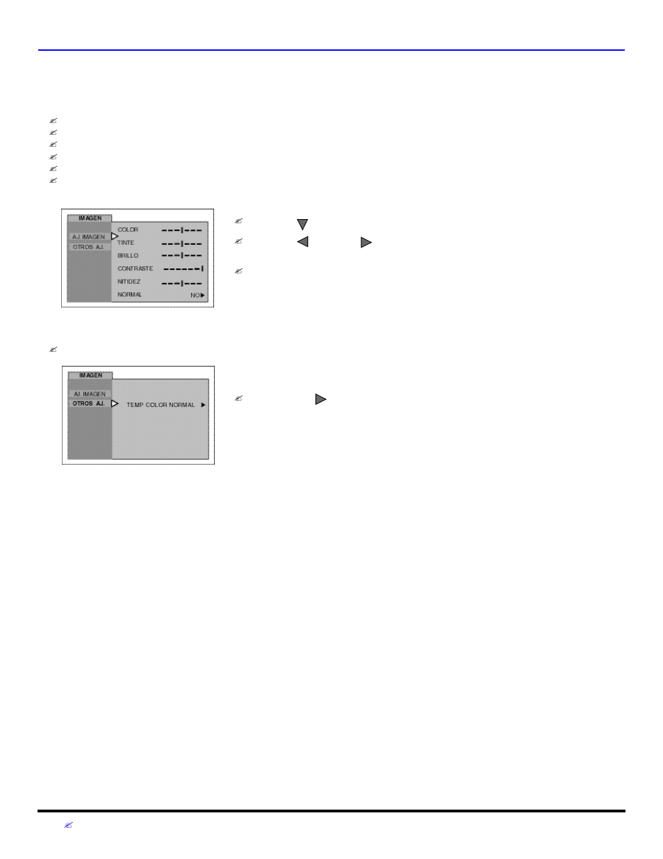 Imagen, Entrada de video memoria de imagen | Panasonic CT 27D32 User Manual | Page 64 / 80