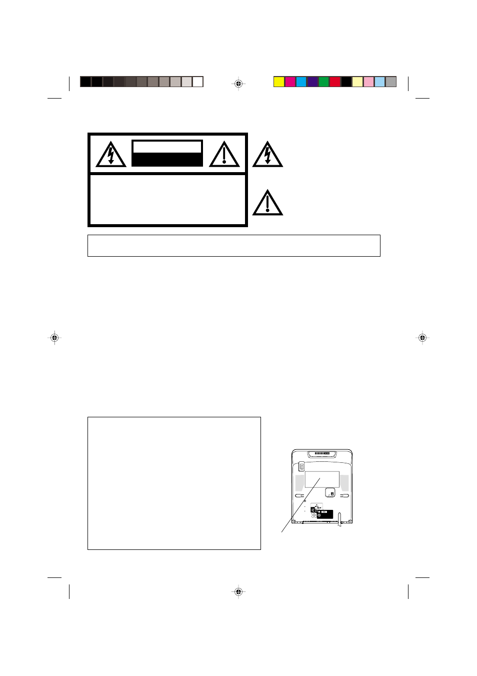 Caution, Warning | Panasonic PV 9D53 User Manual | Page 2 / 60