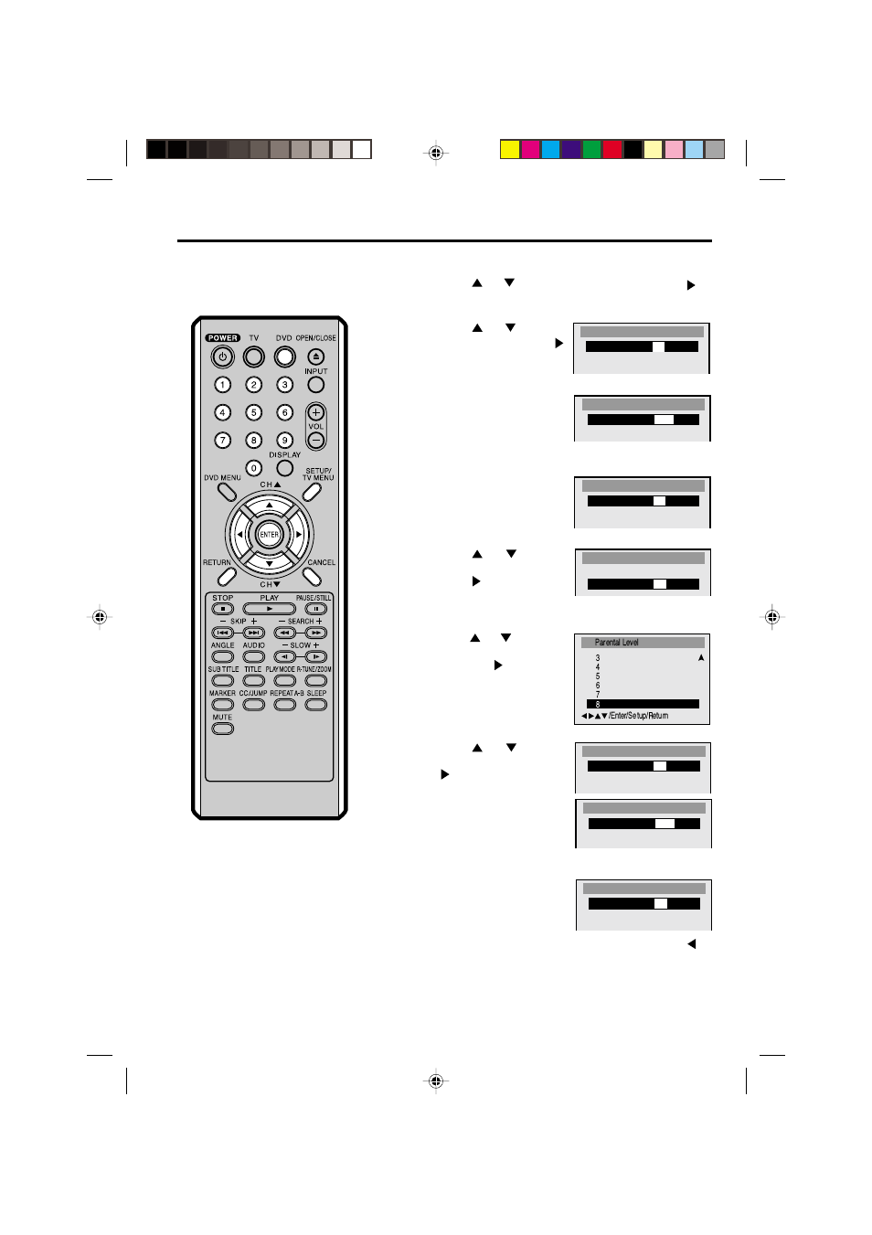 To change the parental level, 39 to change the parental level | Panasonic PV 9D53 User Manual | Page 39 / 60