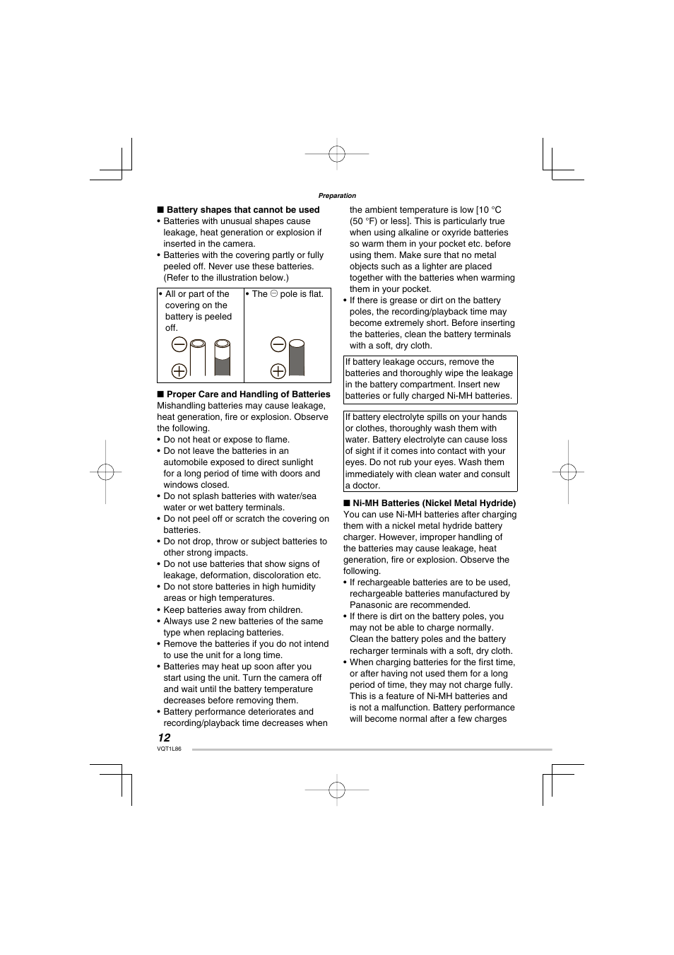 Panasonic DMC-LZ8 User Manual | Page 12 / 140