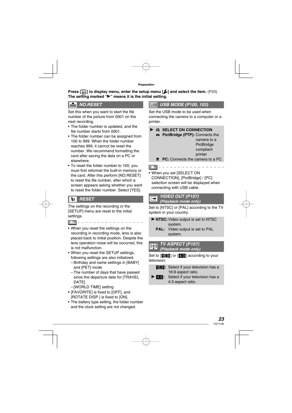 Panasonic DMC-LZ8 User Manual | Page 23 / 140