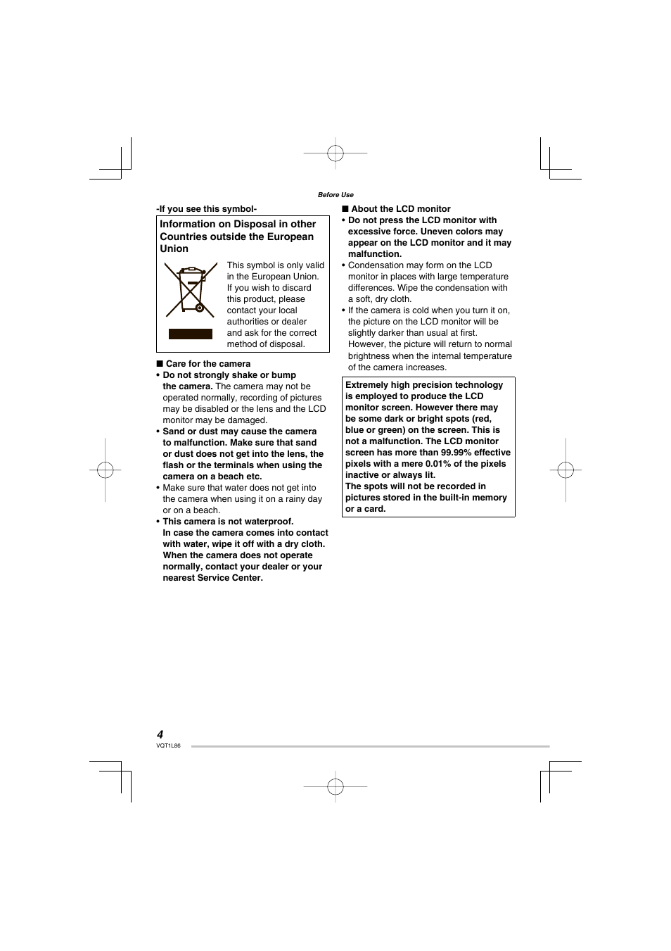 Panasonic DMC-LZ8 User Manual | Page 4 / 140