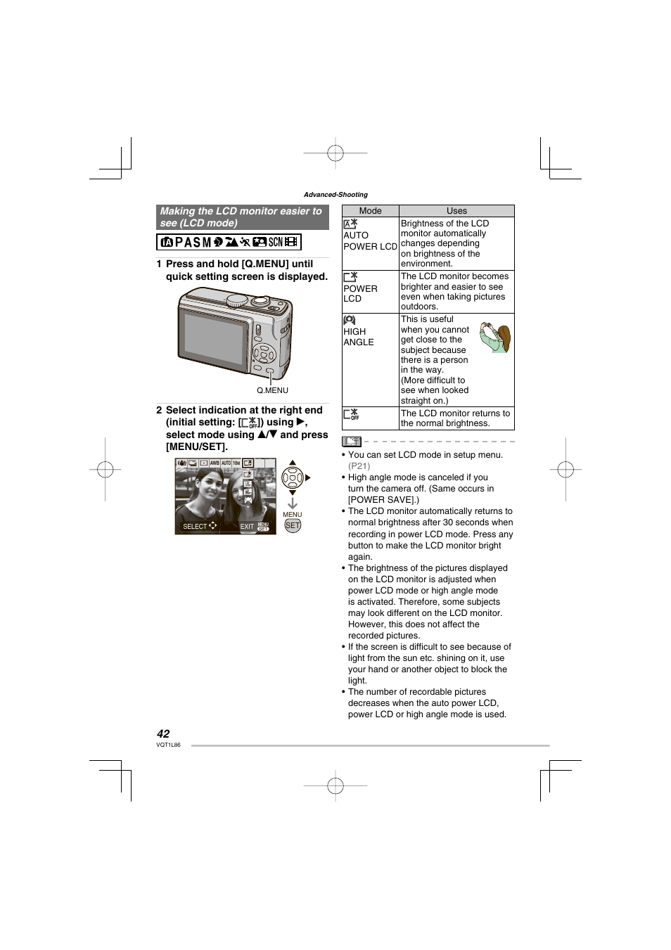 Panasonic DMC-LZ8 User Manual | Page 42 / 140